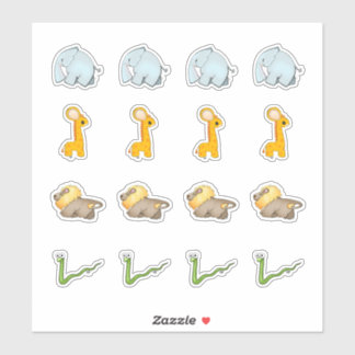 African Savanna Collection Kiss-Cut Stickers