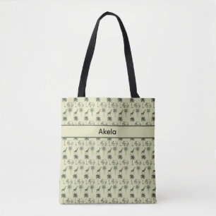 African Savanna Pattern, custom Tote Bag