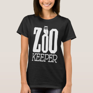 African Savanna Safari Zoo Keeper Animal Print Zoo T-Shirt