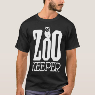 African Savanna Safari Zoo Keeper Animal Print Zoo T-Shirt