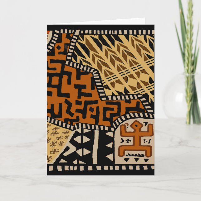 African Shaman Earth Spirits Card (Front)