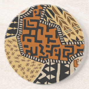 African Shaman Earth Spirits Coaster