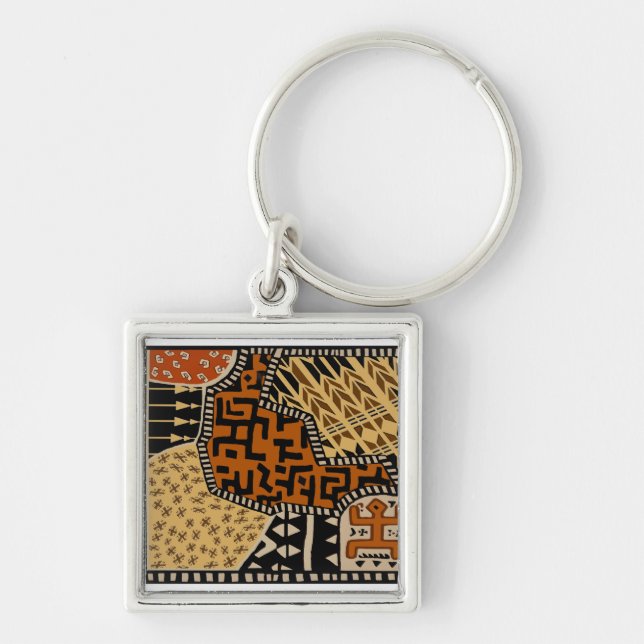 African Shaman Earth Spirits Key Ring (Front)