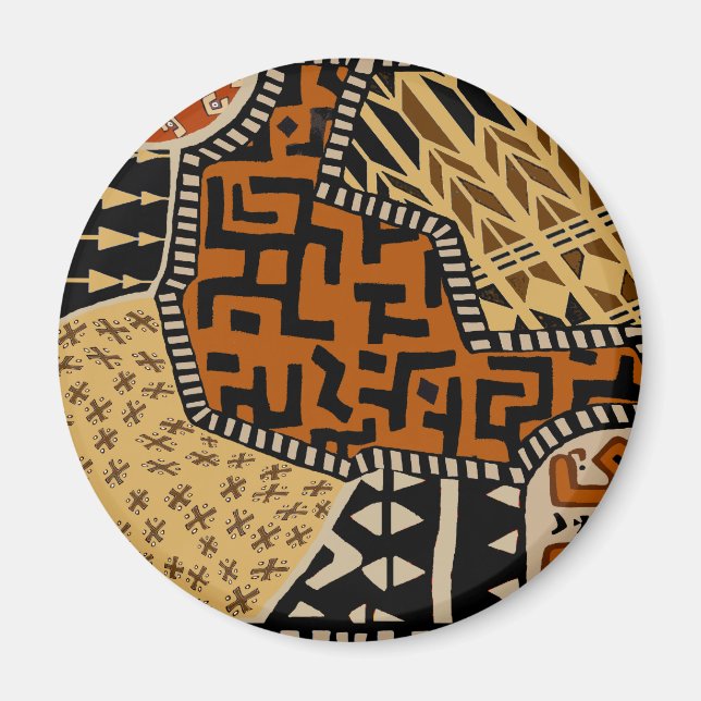 African Shaman Earth Spirits Magnet (Front)