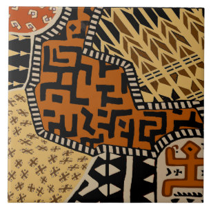 African Shaman Earth Spirits Tile