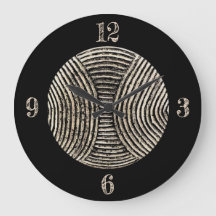 African Shield Clock