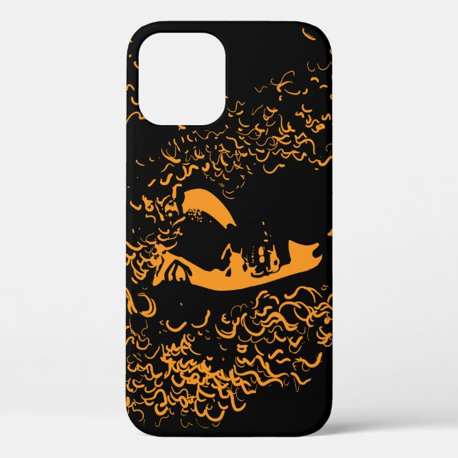 African Silhouette: Vintage Contrast. Case-Mate iPhone Case (Back)