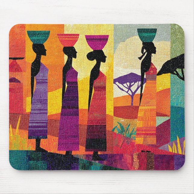African Sisters Mouse Pad (Front)