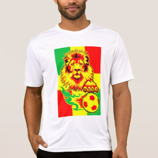 African Soccer Lion T-Shirt