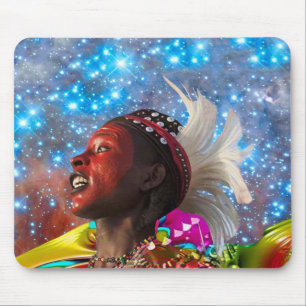 African Star Dreamer Mouse Pad