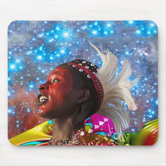 African Star Dreamer Mouse Pad (Front)