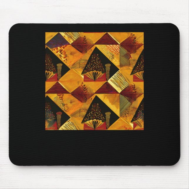 African Sticker  Mouse Pad (Front)