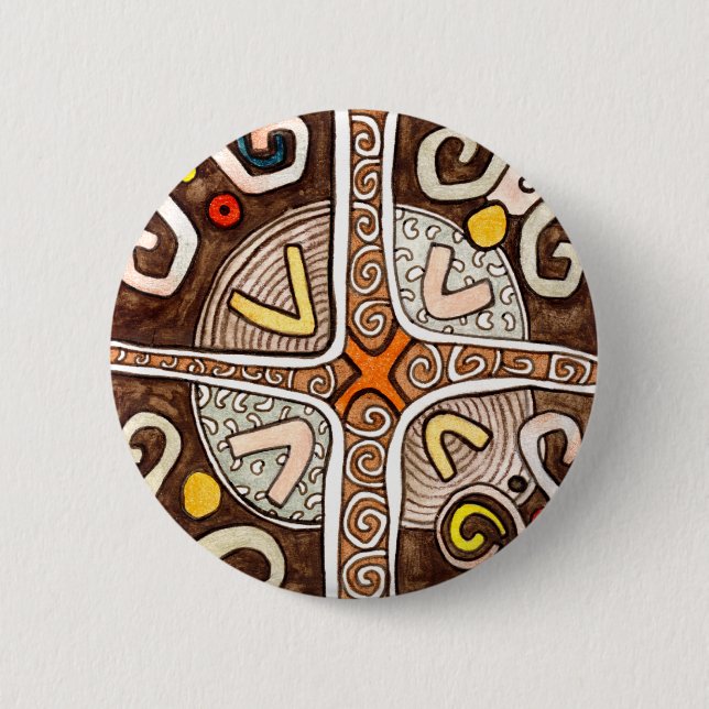 African Style Button (Front)
