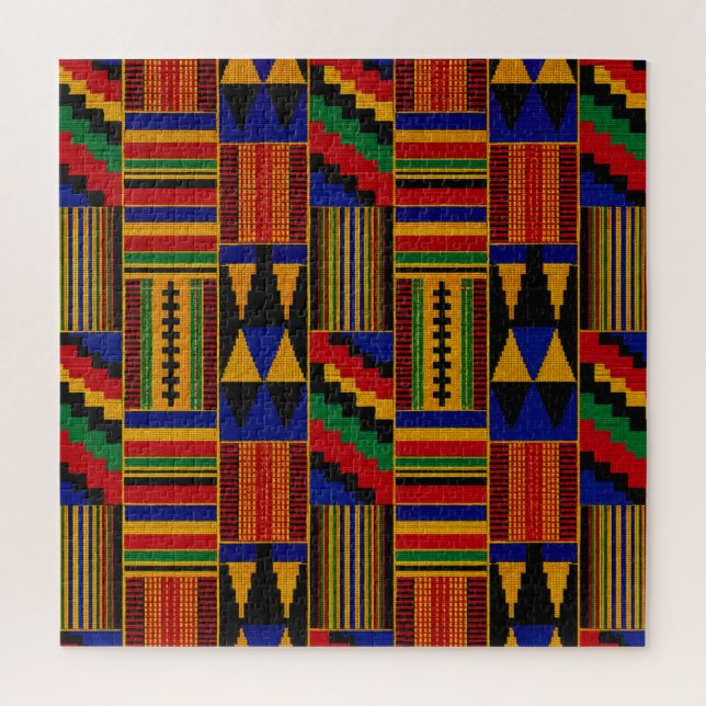 African Style Kente Cloth Jigsaw Puzzle (Vertical)