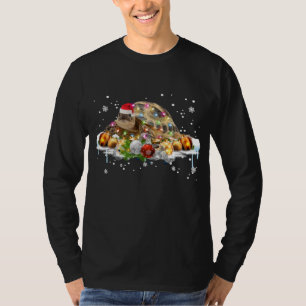 African Sulcata Tortoise Santa Christmas Lovers Xm T-Shirt