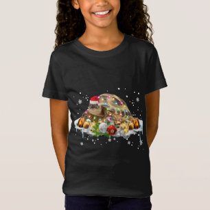African Sulcata Tortoise Santa Christmas Lovers Xm T-Shirt