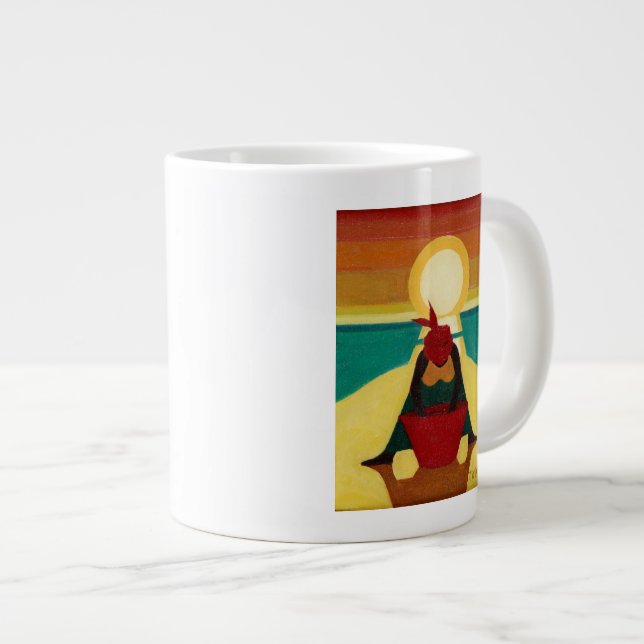 African Sunset 2009 Large Coffee Mug (Front Right)