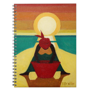 African Sunset 2009 Spiral Notebook