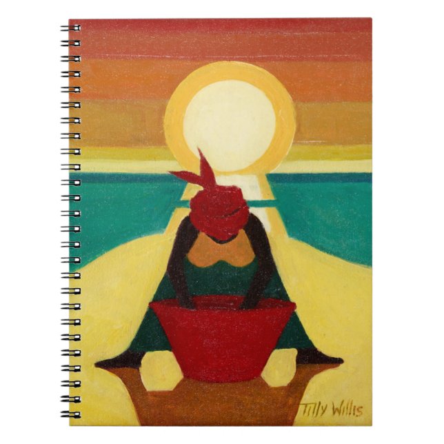 African Sunset 2009 Spiral Notebook (Front)