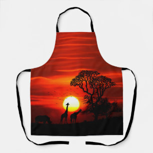 African Sunset Apron