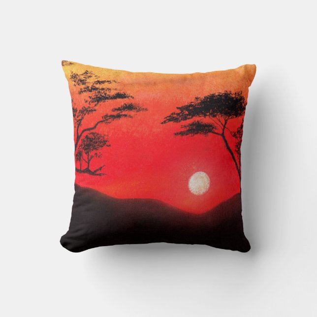 African Sunset Cushion (Front)