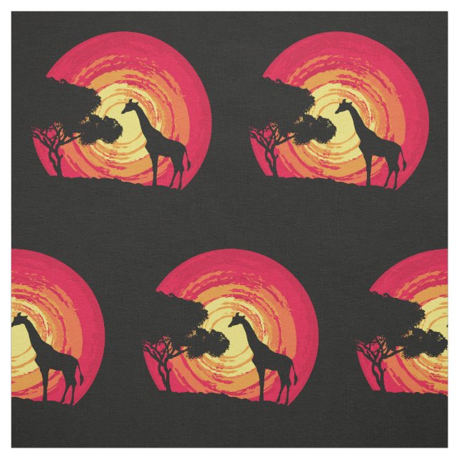 African sunset fabric (Swatch)