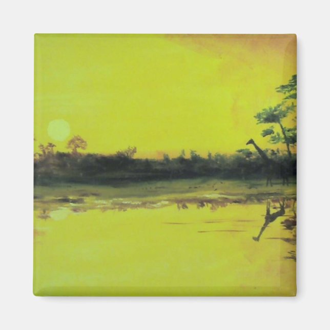 African Sunset Magnet (Front)