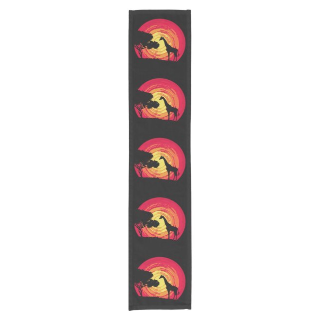 African sunset short table runner (Front)