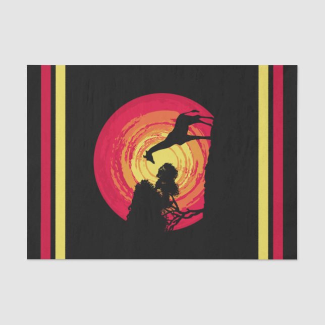 African sunset tissue paper (Front)