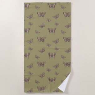 African Swallowtail Beach Towel