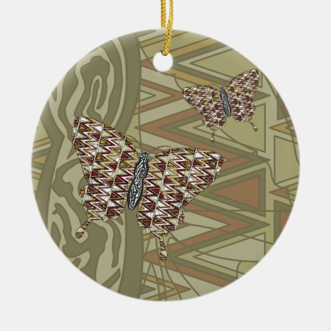 African Swallowtail Ornament (Front)