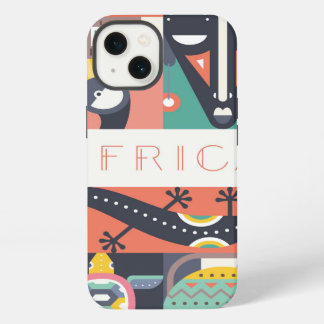 African Symbolic Art Collage iPhone 13 Case