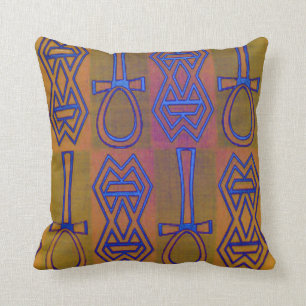 African Symbols Design Cushion