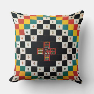 African Textile Design Cushion