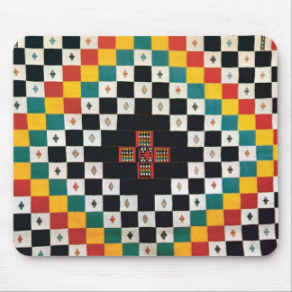 African Textile Design Mouse Pad