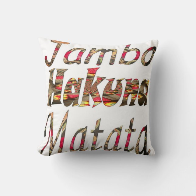 African Traditional colour Pillow (Front)
