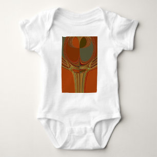 African Traditional Earth Contemporary Art Print Baby Bodysuit