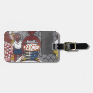 African Traditional Homestead Lifestyle Luggage Tag
