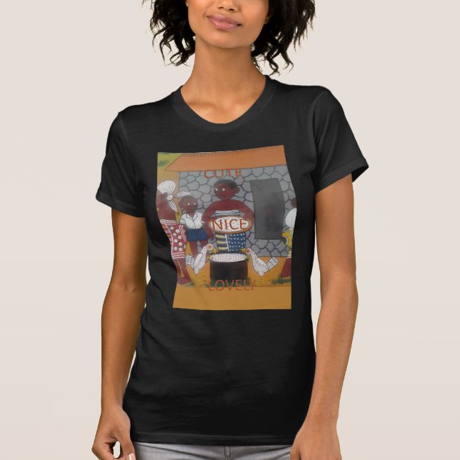 African Traditional Homestead Lifestyle T-Shirt (Front)