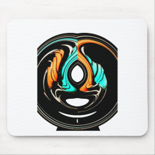 African Traditional Pattern Art Print Mouse Pad