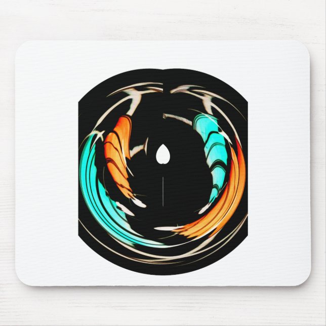 African Traditional Pattern Art Print Mouse Pad (Front)