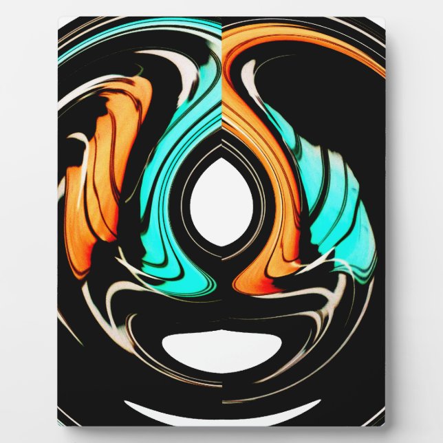 African Traditional Pattern Art Print Plaque (Front)