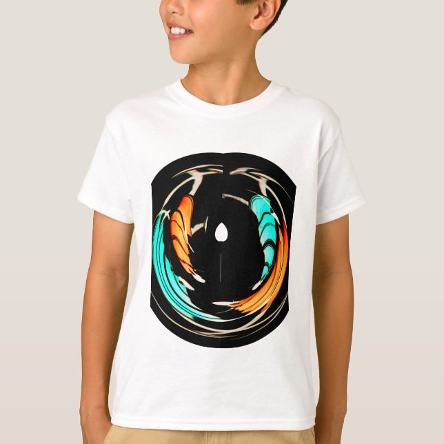 African Traditional Pattern Art Print T-Shirt (Front)