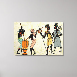 African Tribal Canvas Print