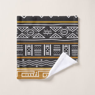 African Tribal Design Bath Towel Set