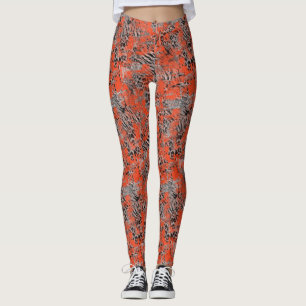 African, tribal. leggings