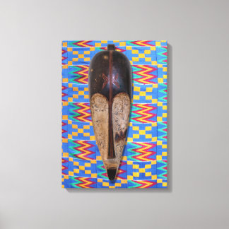 African Tribal Mask Canvas Print