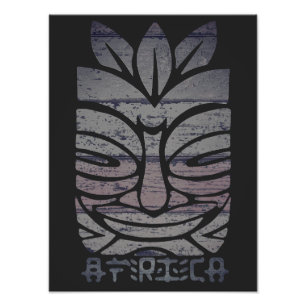 African Tribal Mask Photo Print