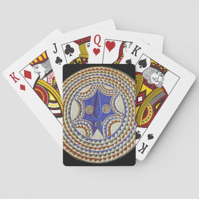 African Tribal Mask Playing Cards (Back)