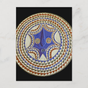 African Tribal Mask Postcard